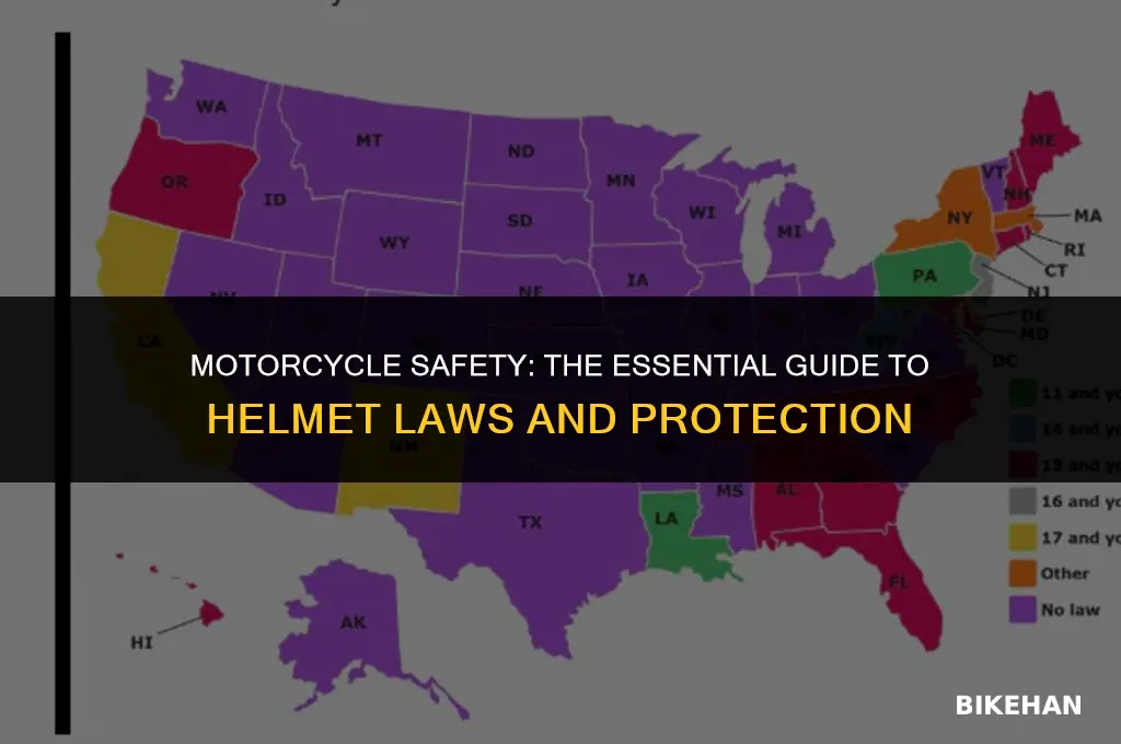 are helmets required for motorcycles