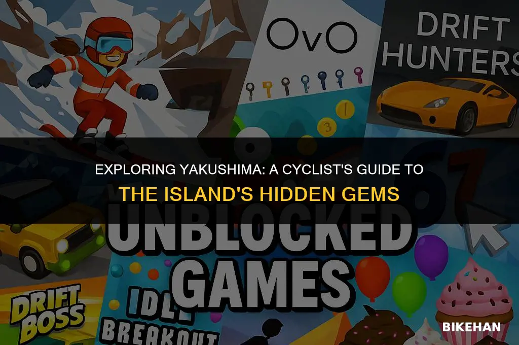 can you bike around yakushima