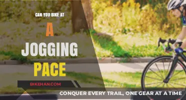 Exploring the Balance: Biking at a Jogging Pace for Fitness Enthusiasts