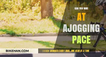 Pace Yourself: Can You Bike at a Jogging Speed?