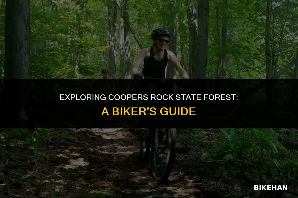 can you bike at coopers rock state forrest
