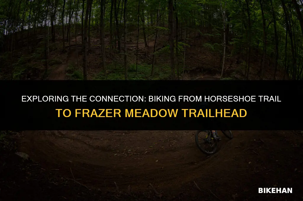 can you bike at horseshoe trail to frazer meadow trailhead