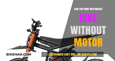 Exploring the Possibilities: Riding Motorized Bikes Without the Motor