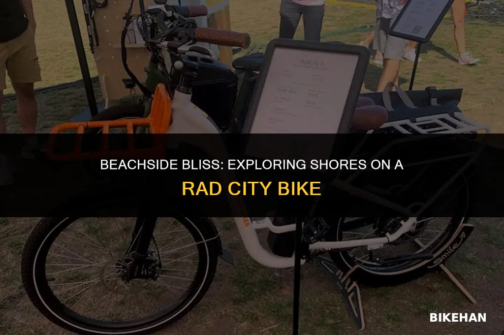 can you ride rad city bike in the beach