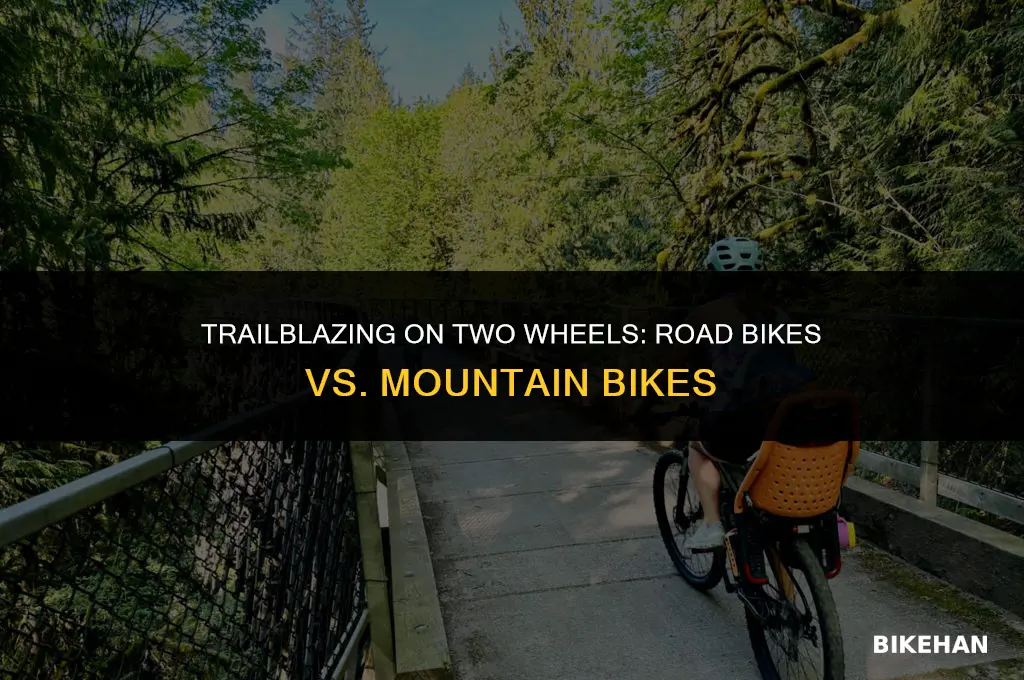 can you ride road bikes on trails