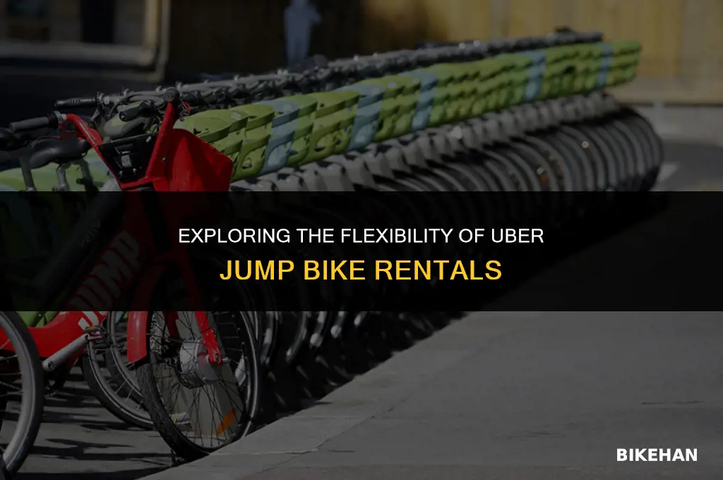 can you ride uber jump bike whenever you want