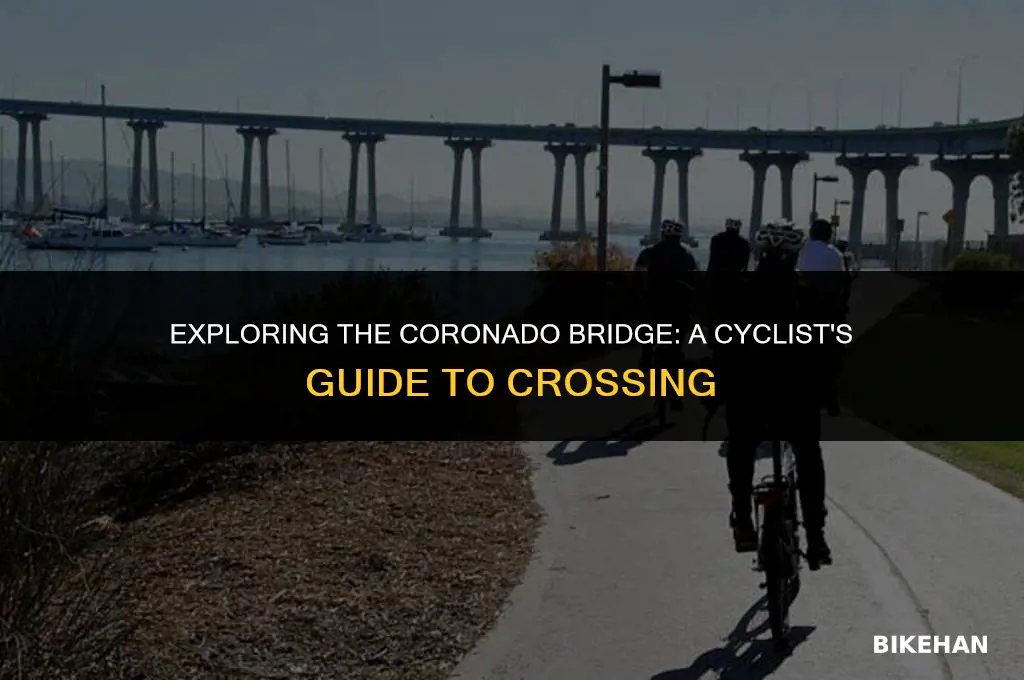 can you ride your bike across the coronado bridge