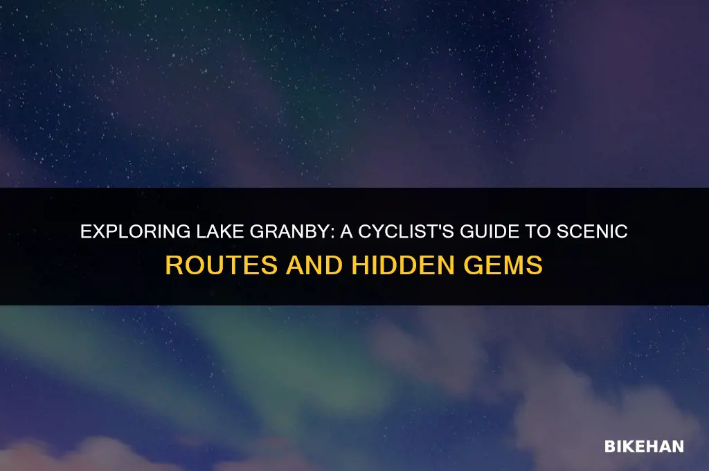 can you ride your bike around lake granby