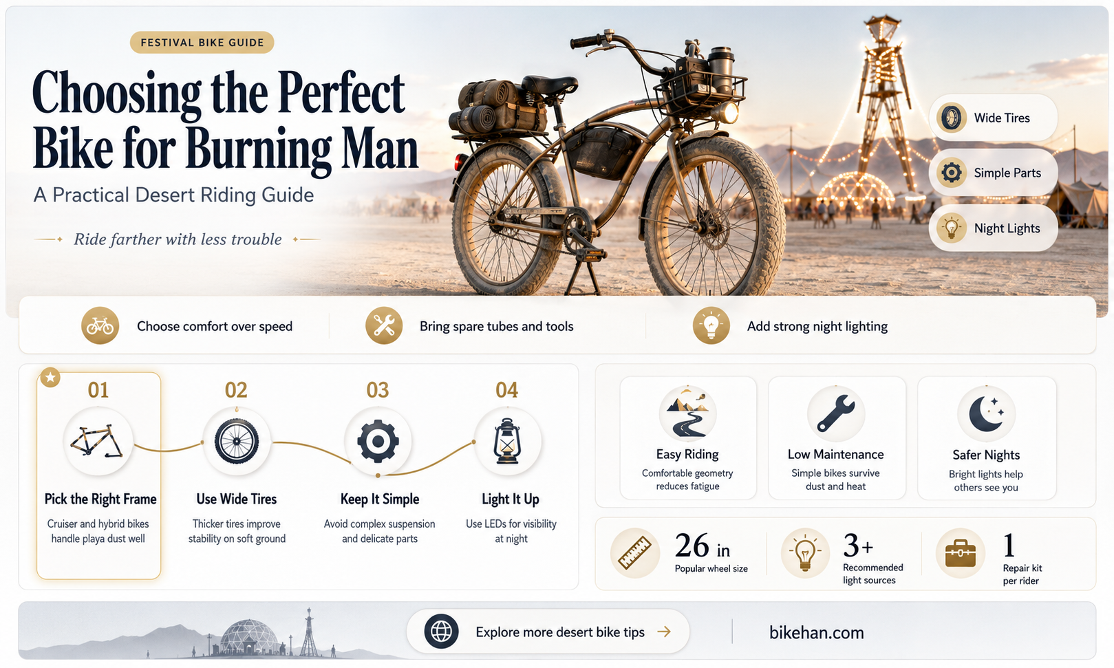 what kind of bike to get for burning man