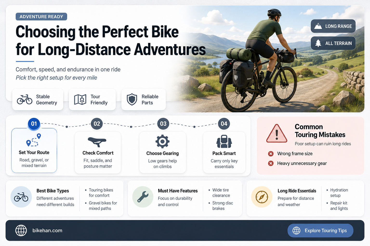 what kind of bike should i get for long distance