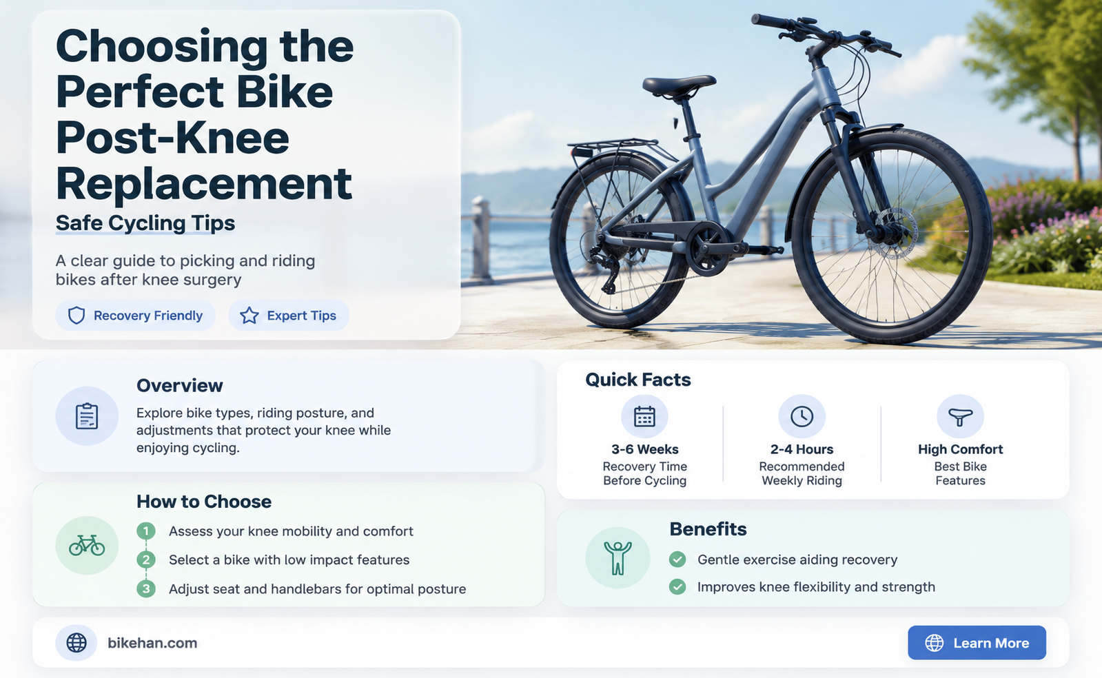 what kind of bike should i get with knee replacement