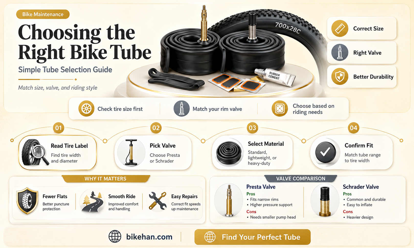 what kind of tube do i get for bike