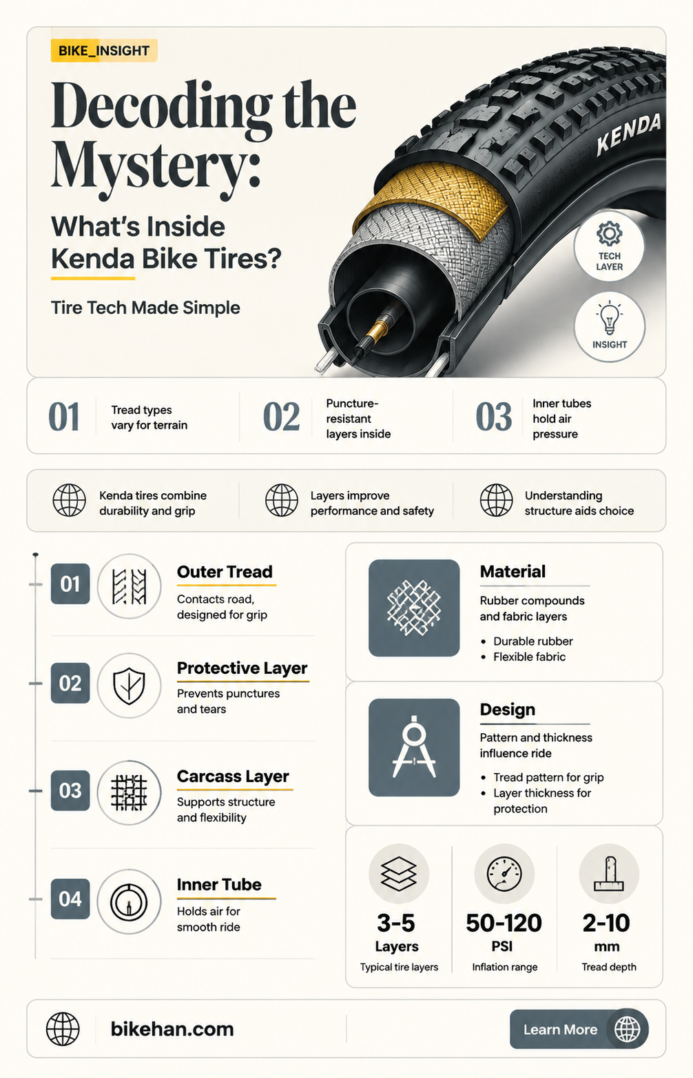 what is the number inside kenda bike tires