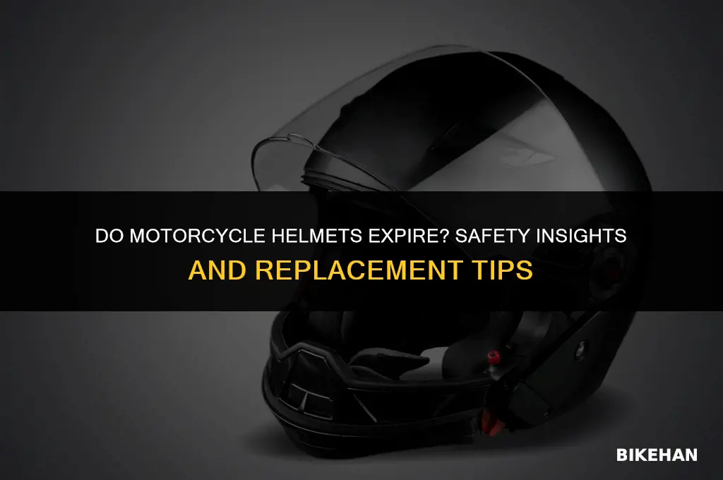 do motorcycle helmets go bad