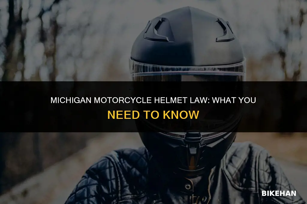does michigan have a motorcycle helmet law