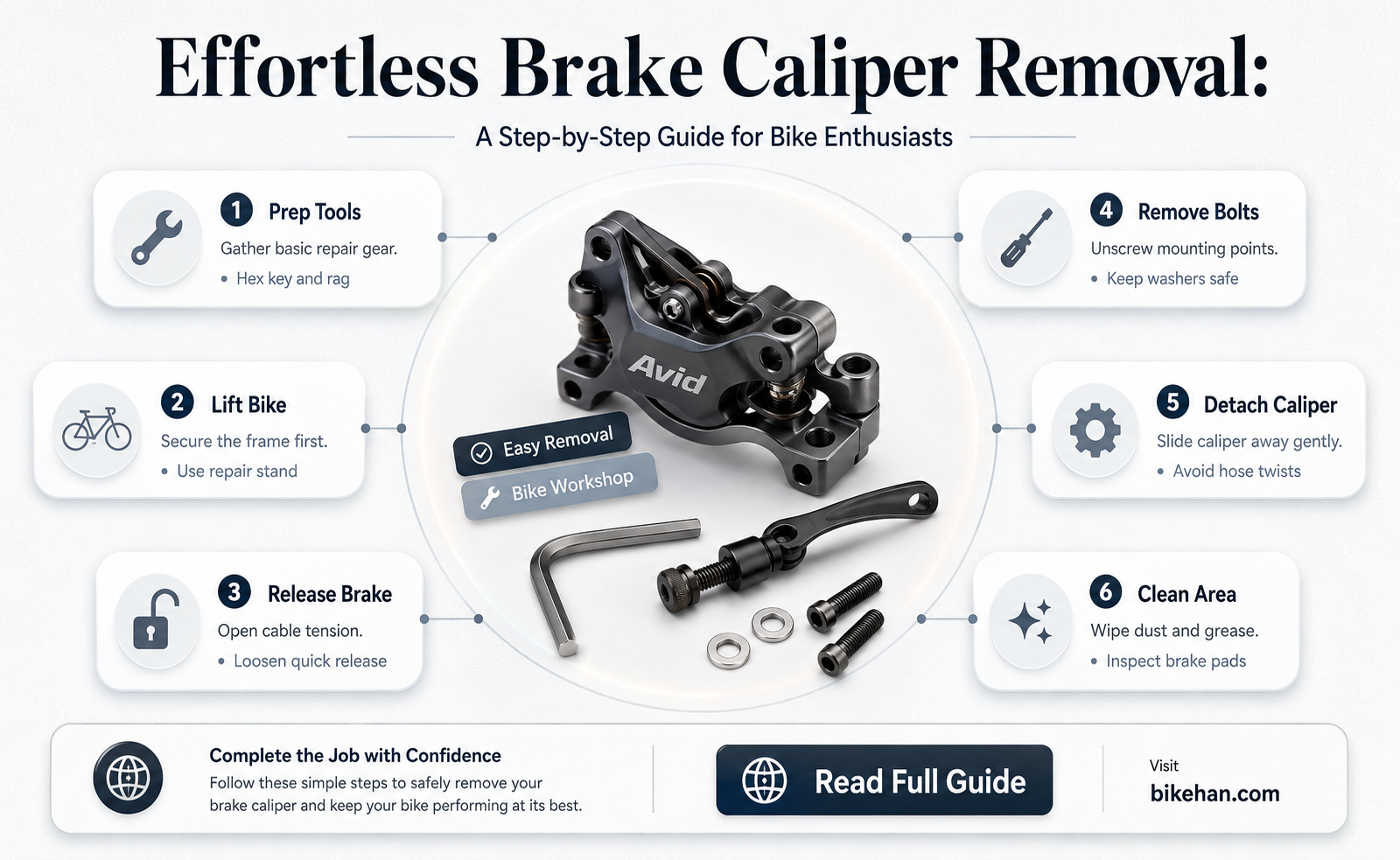 how to remove brake caliper bike
