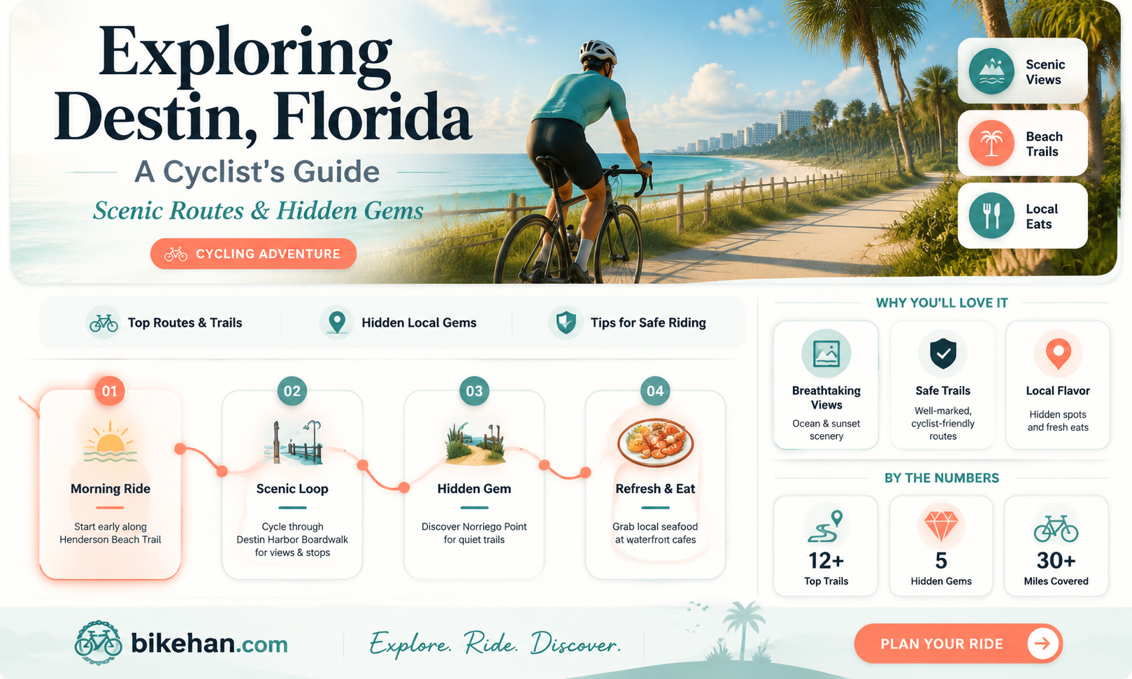 can you bike around destin florida