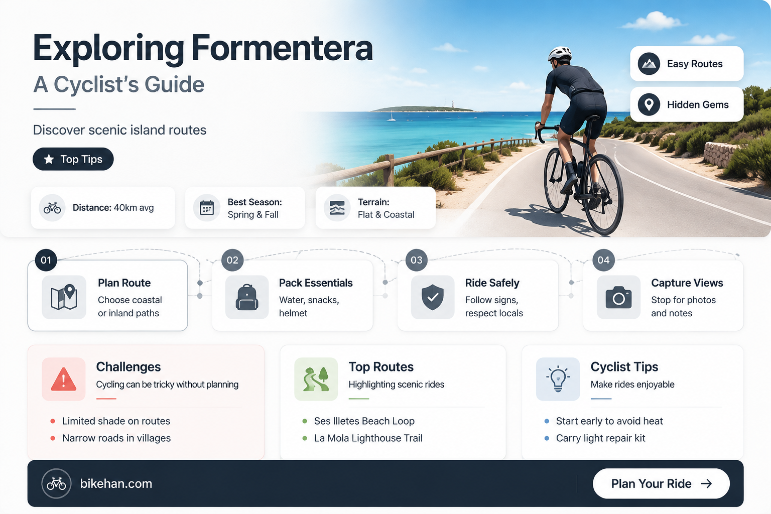 can you bike around formentador