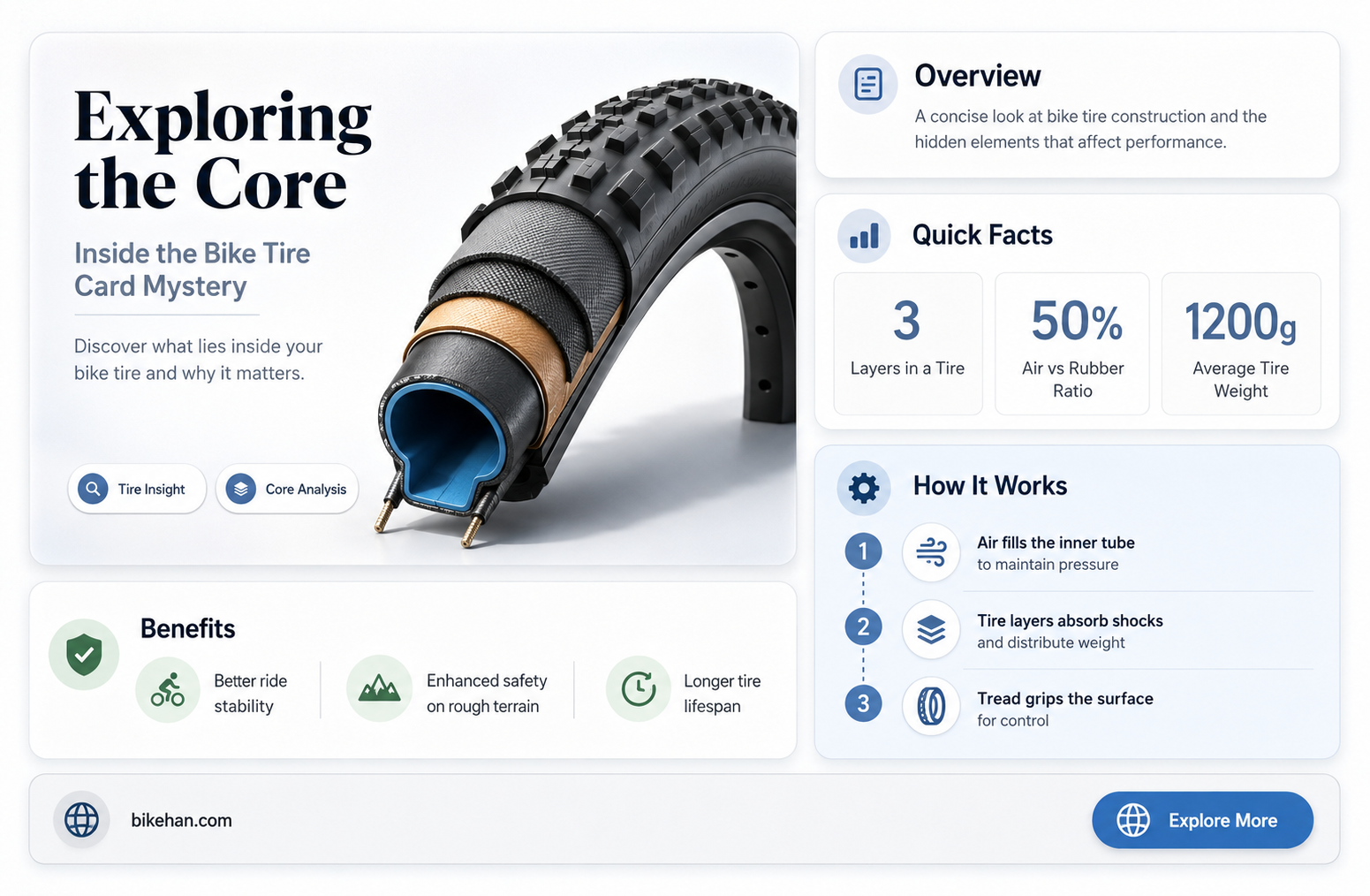 what is the inner part of a bike tire card