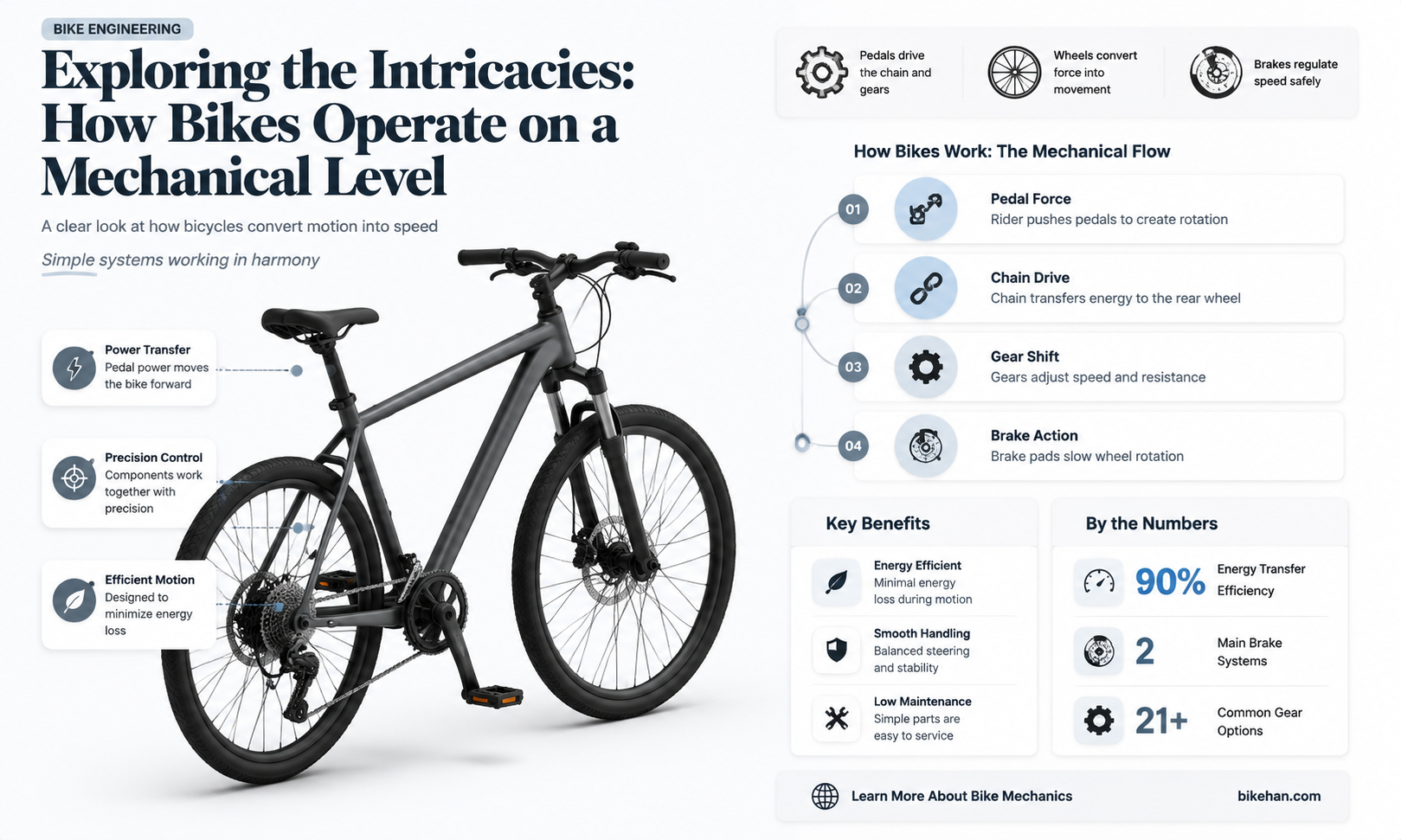 what mechanism does a bike use