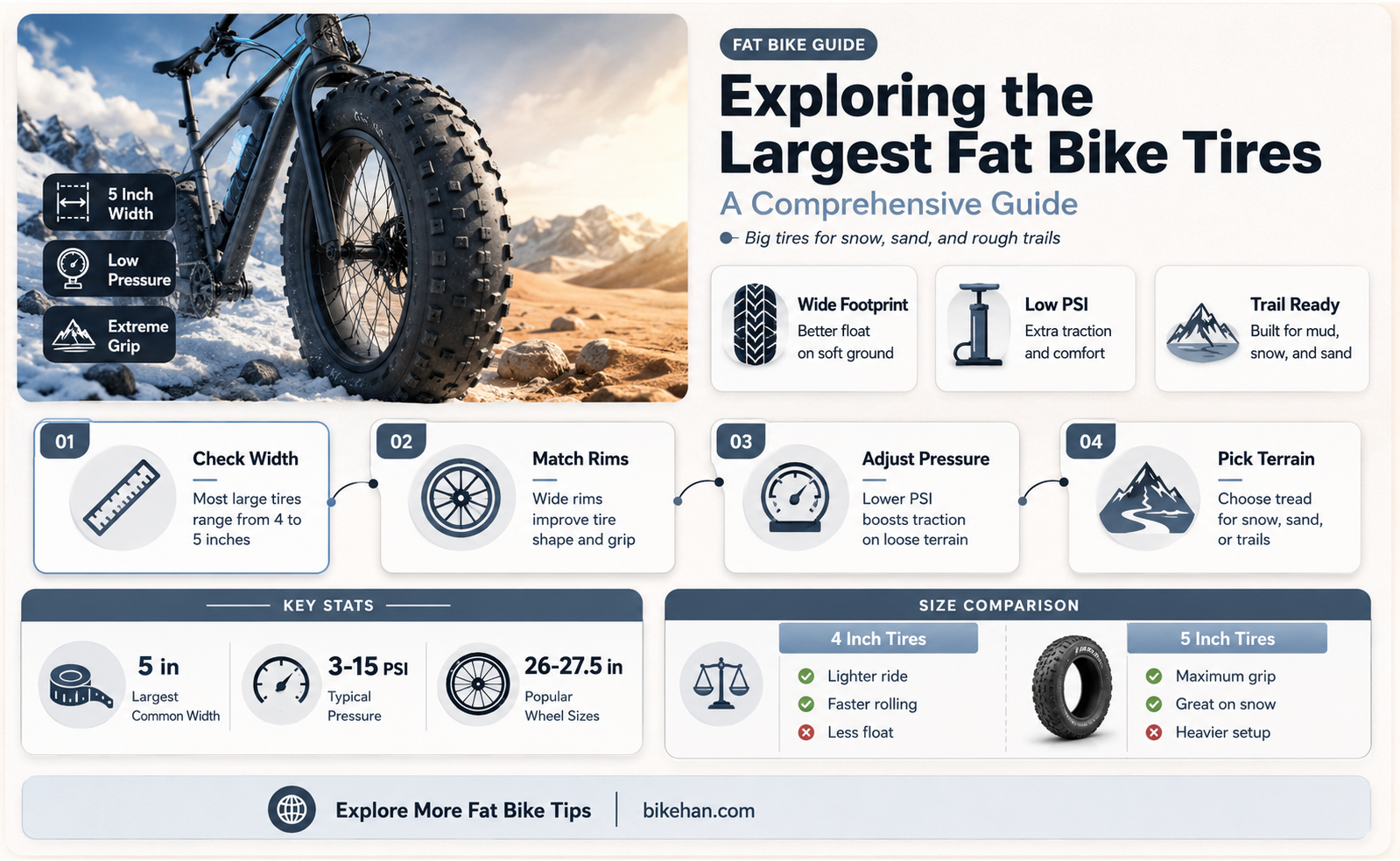 what is the largest fat bike tire