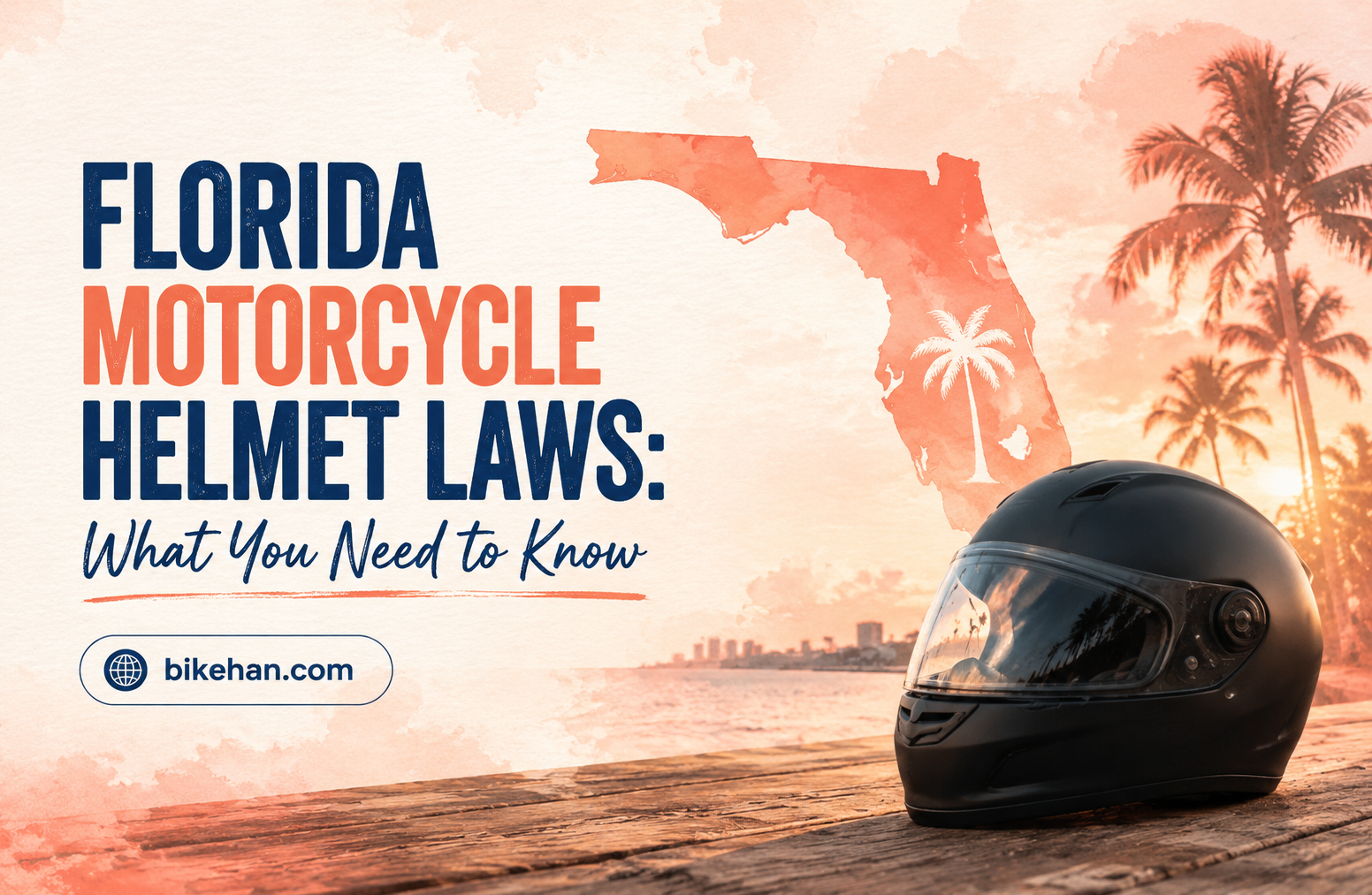 do you have to wear a motorcycle helmet in florida