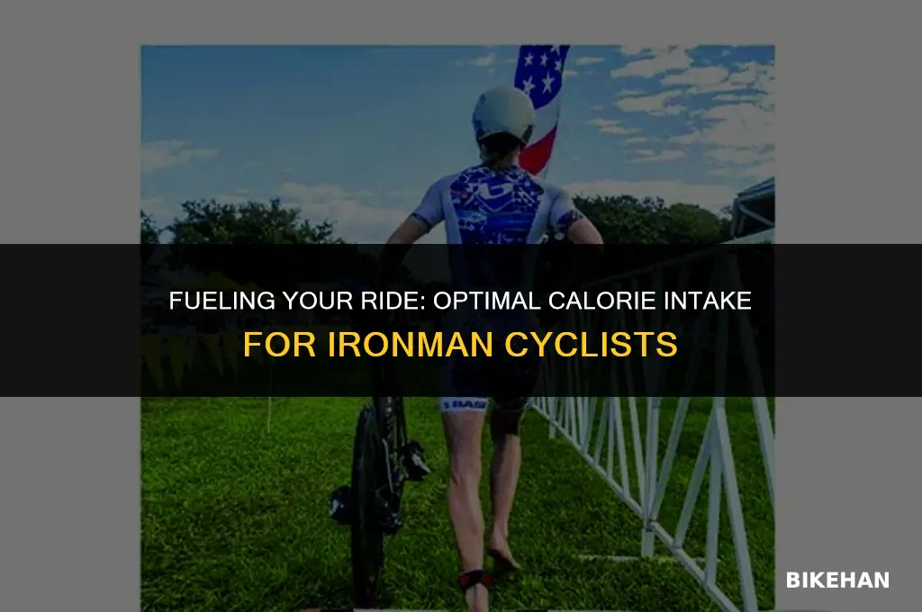 how many calories to eat during bike ironman