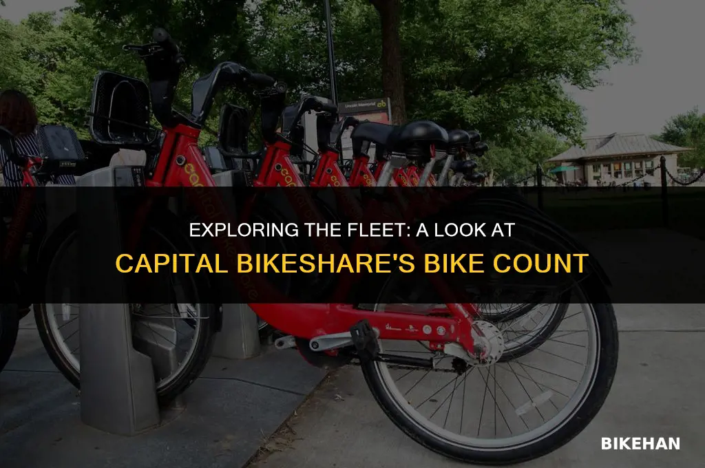 how many capital bikeshare bikes are there