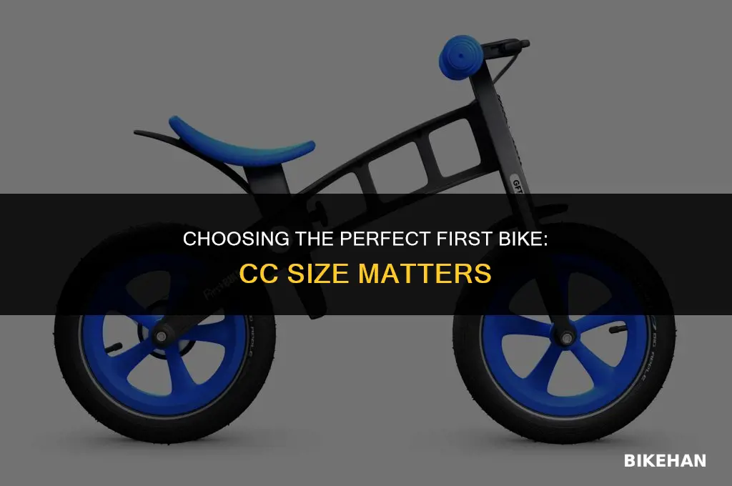 how many cc should my first bike be