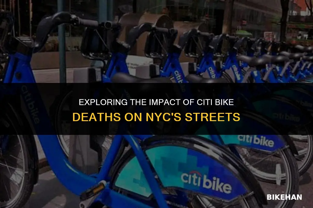how many citi bike deaths in nyc