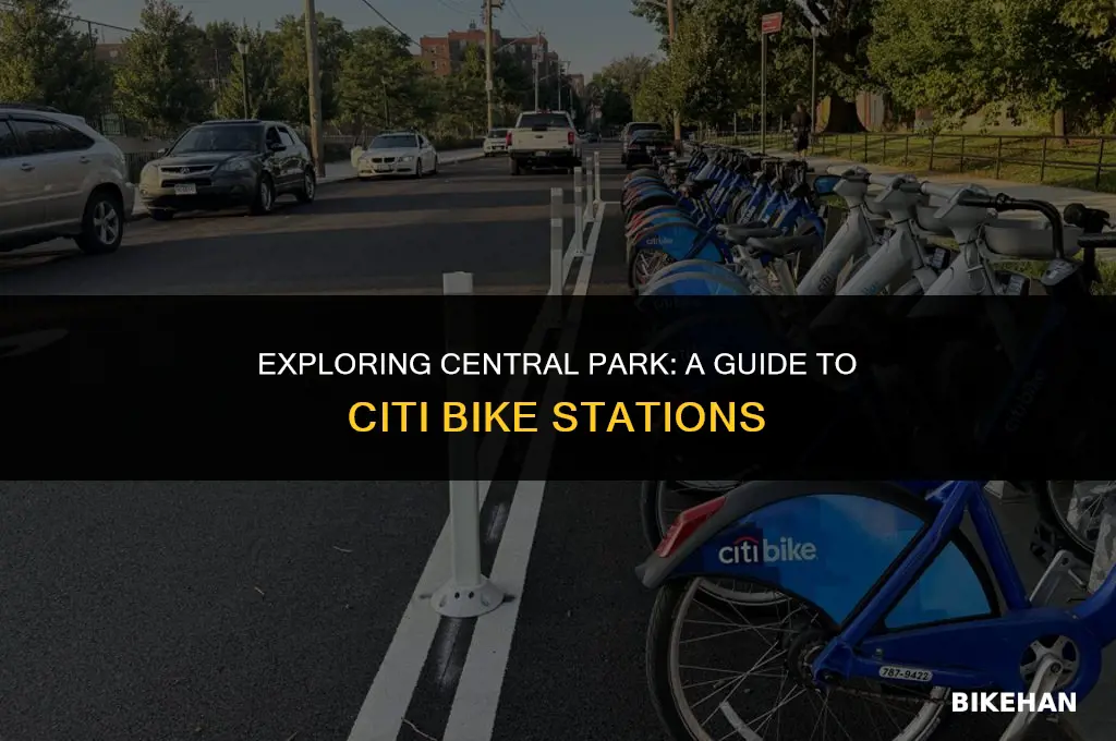 how many citi bike stations in central park
