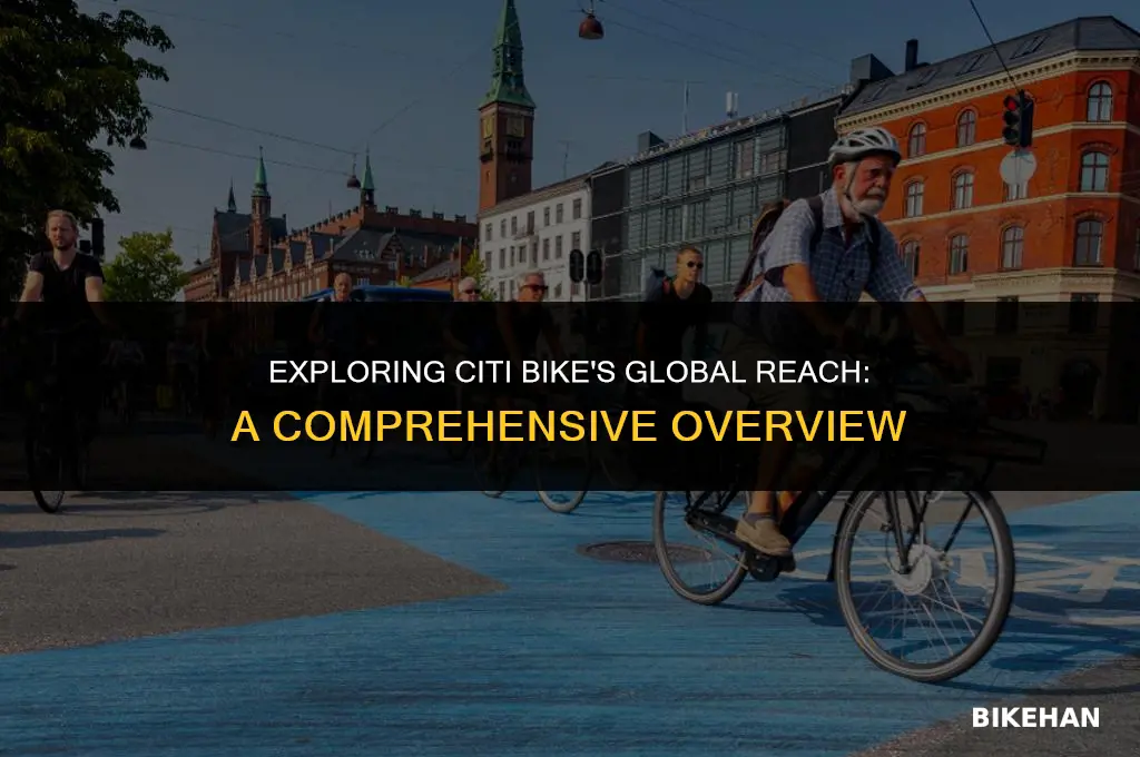 how many countries is citi bike in