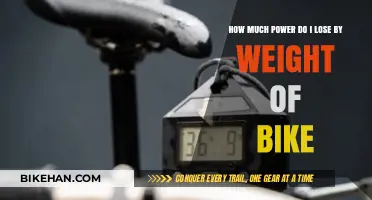 Efficiency on Two Wheels: Power Loss and Bike Weight Explained