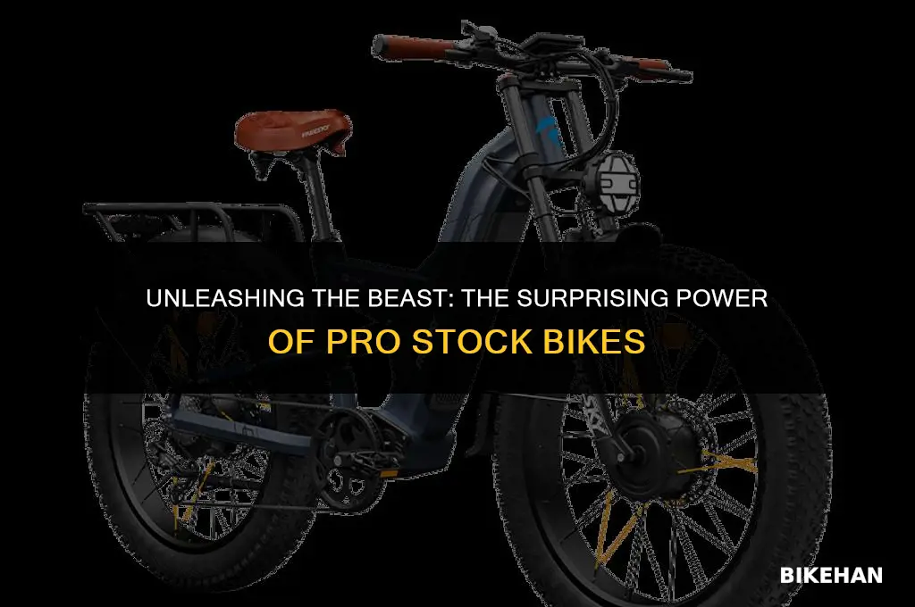 how much power do pro stock bikes make