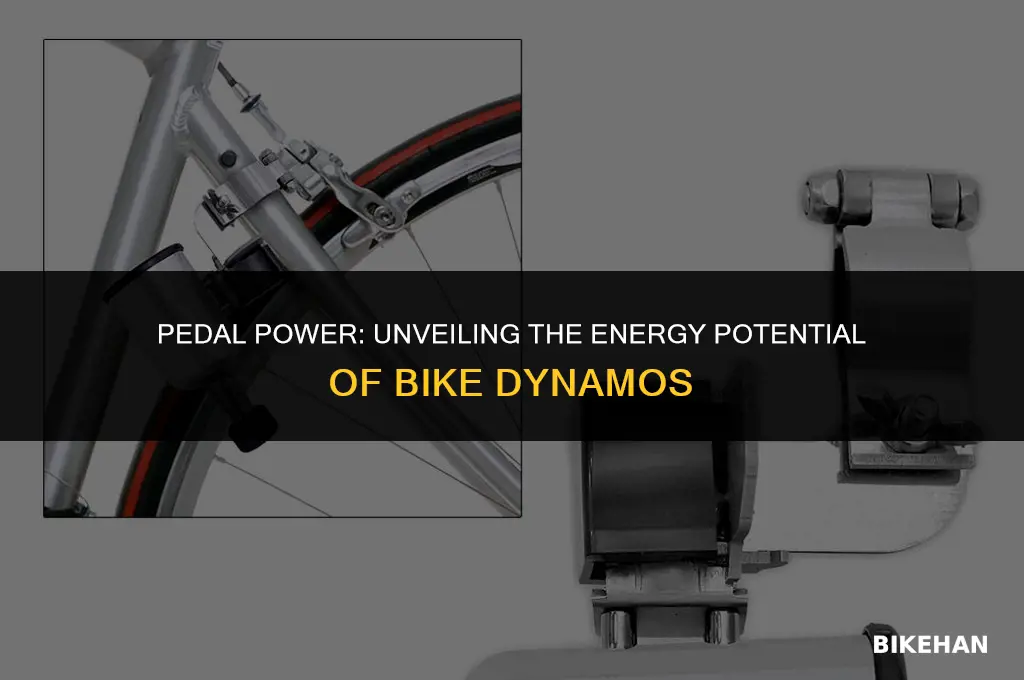 how much power does a bike dynamo produce