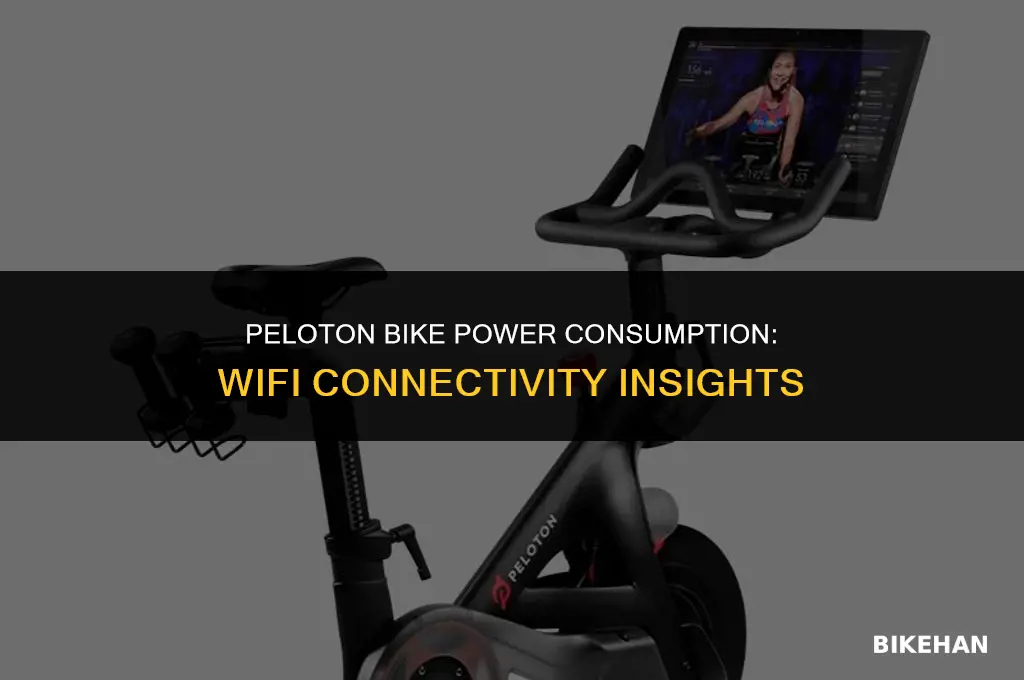 how much power does a peloton bike take for wifi