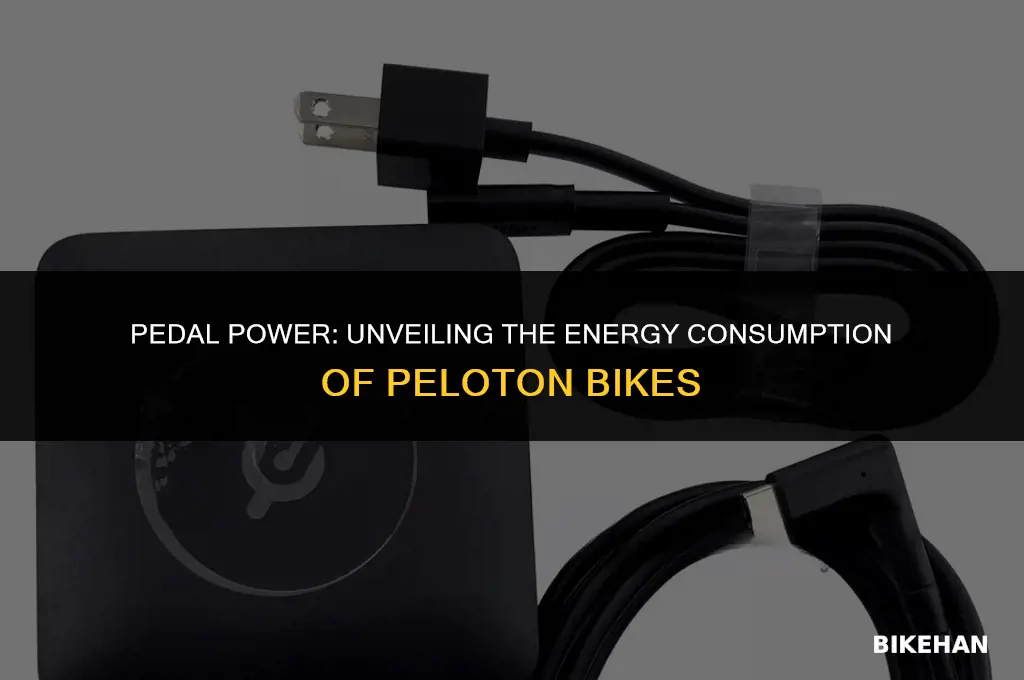 how much power does a peloton bike use
