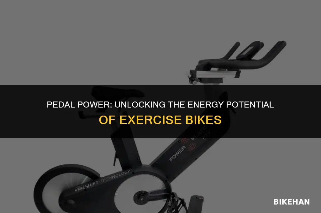 how much power does an exercise bike produce