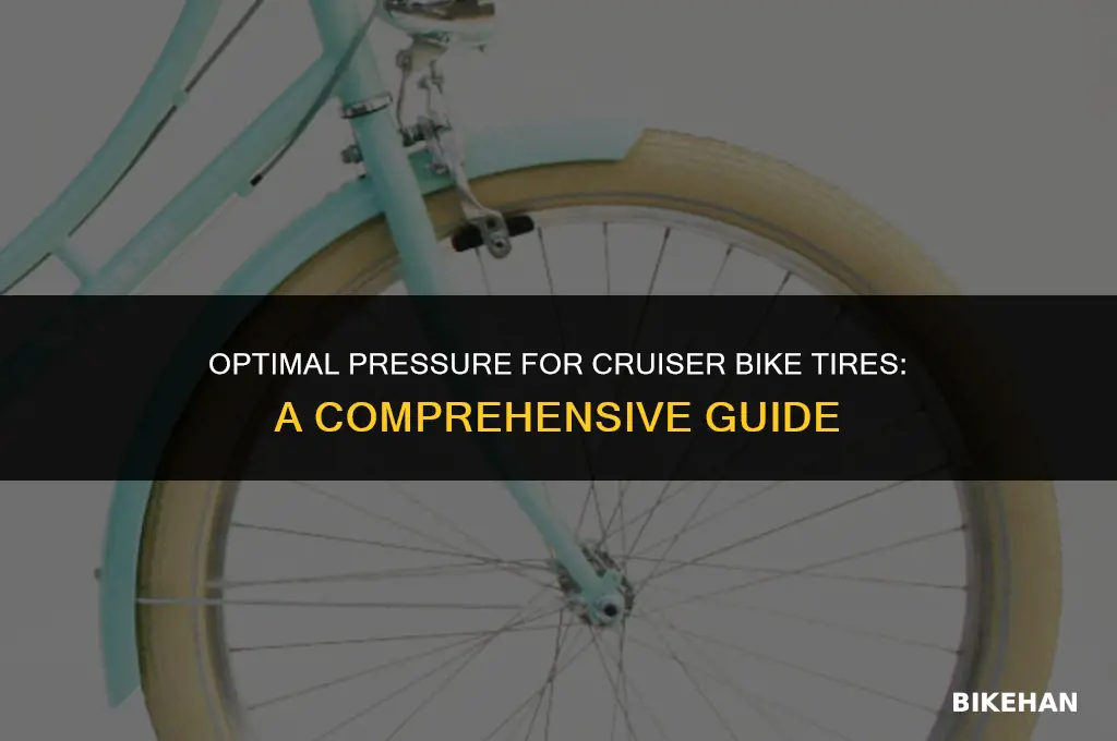 how much pressure for cruiser bike
