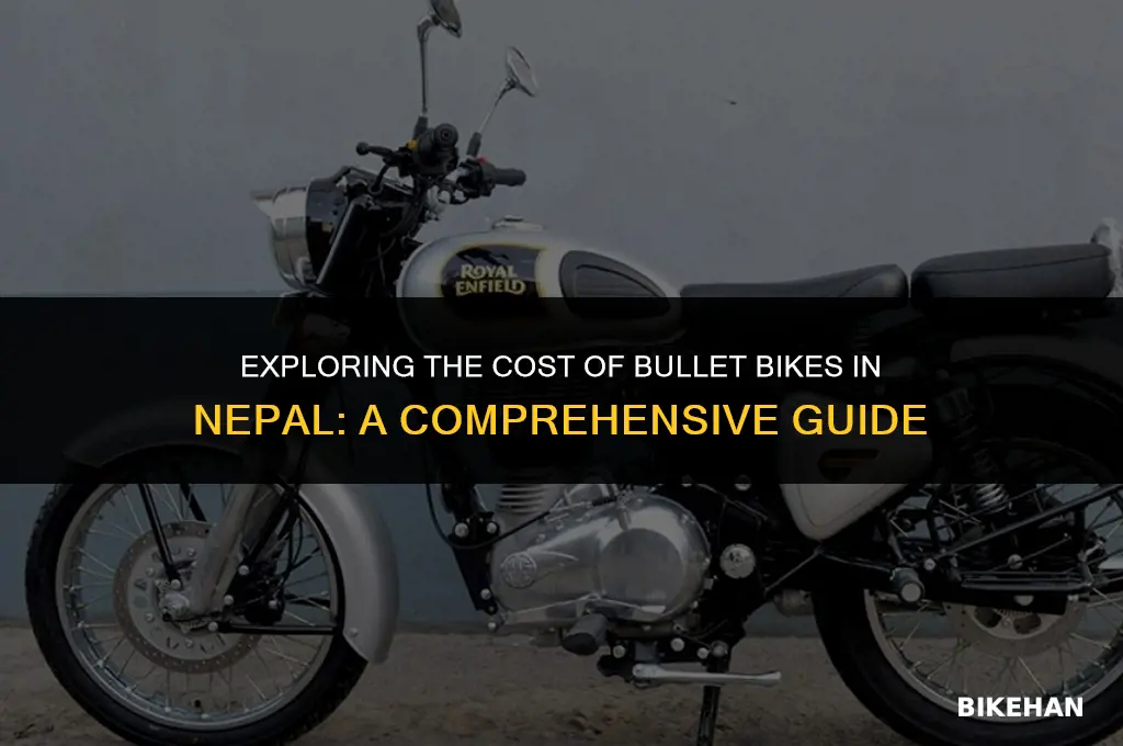 how much price bullet bike in nepal