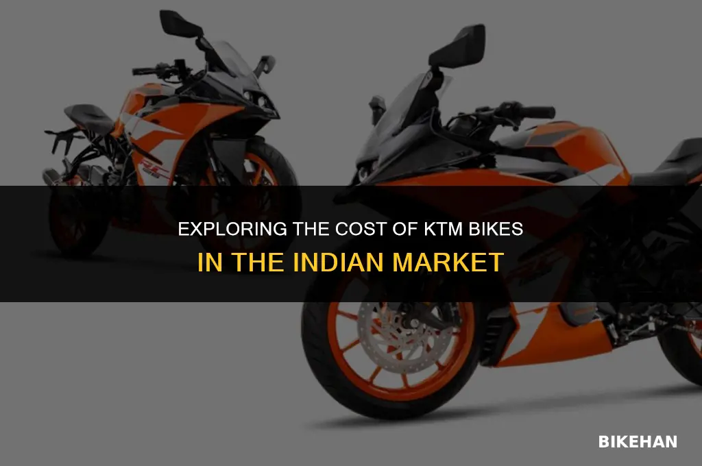 how much price ktm bike in india