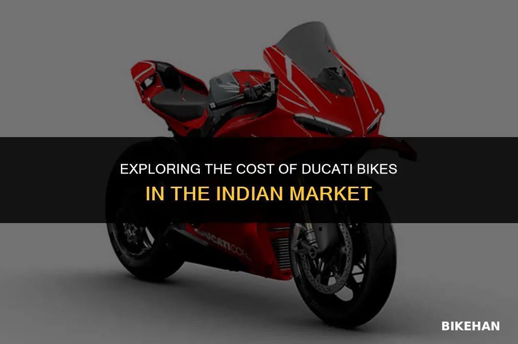 how much price of ducati bike in india