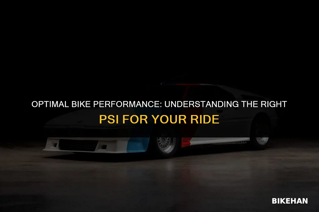 how much psi does a bike need