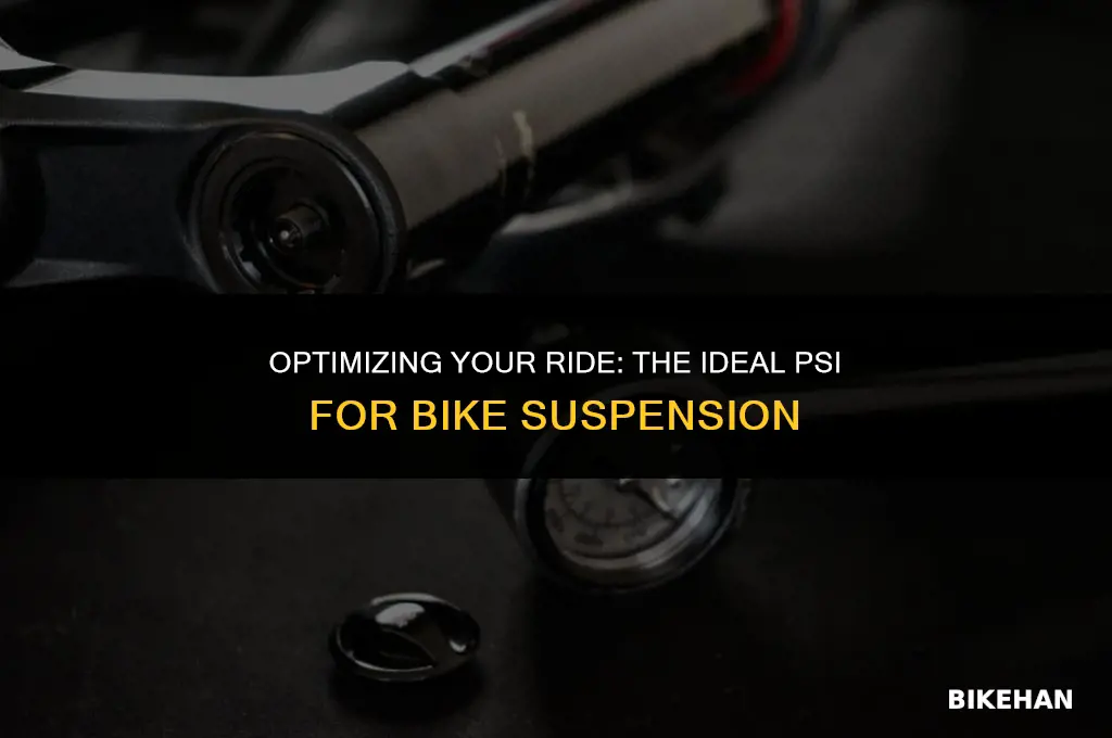 how much psi for bike suspension