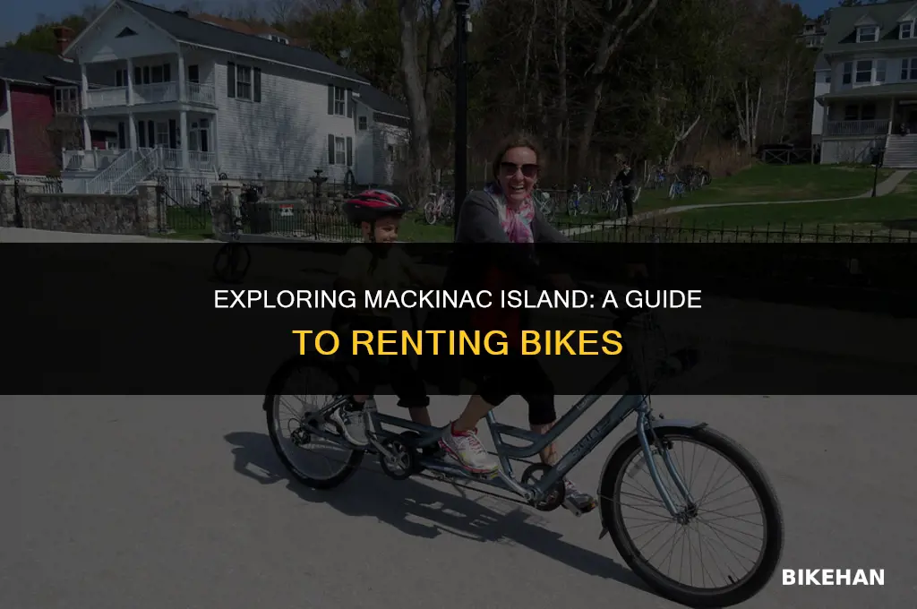 how much rent bike mackinac island