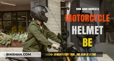 The Perfect Fit: Ensuring Your Motorcycle Helmet is Snug and Safe