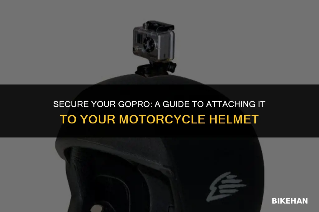 how to attach gopro to motorcycle helmet