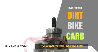 Mastering the Art of Draining Your Dirt Bike Carb