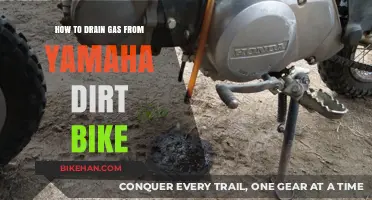 Yamaha Dirt Bike Gas Drainage: A Step-by-Step Guide