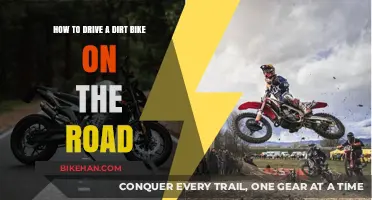 Mastering the Art of Road Riding on a Dirt Bike